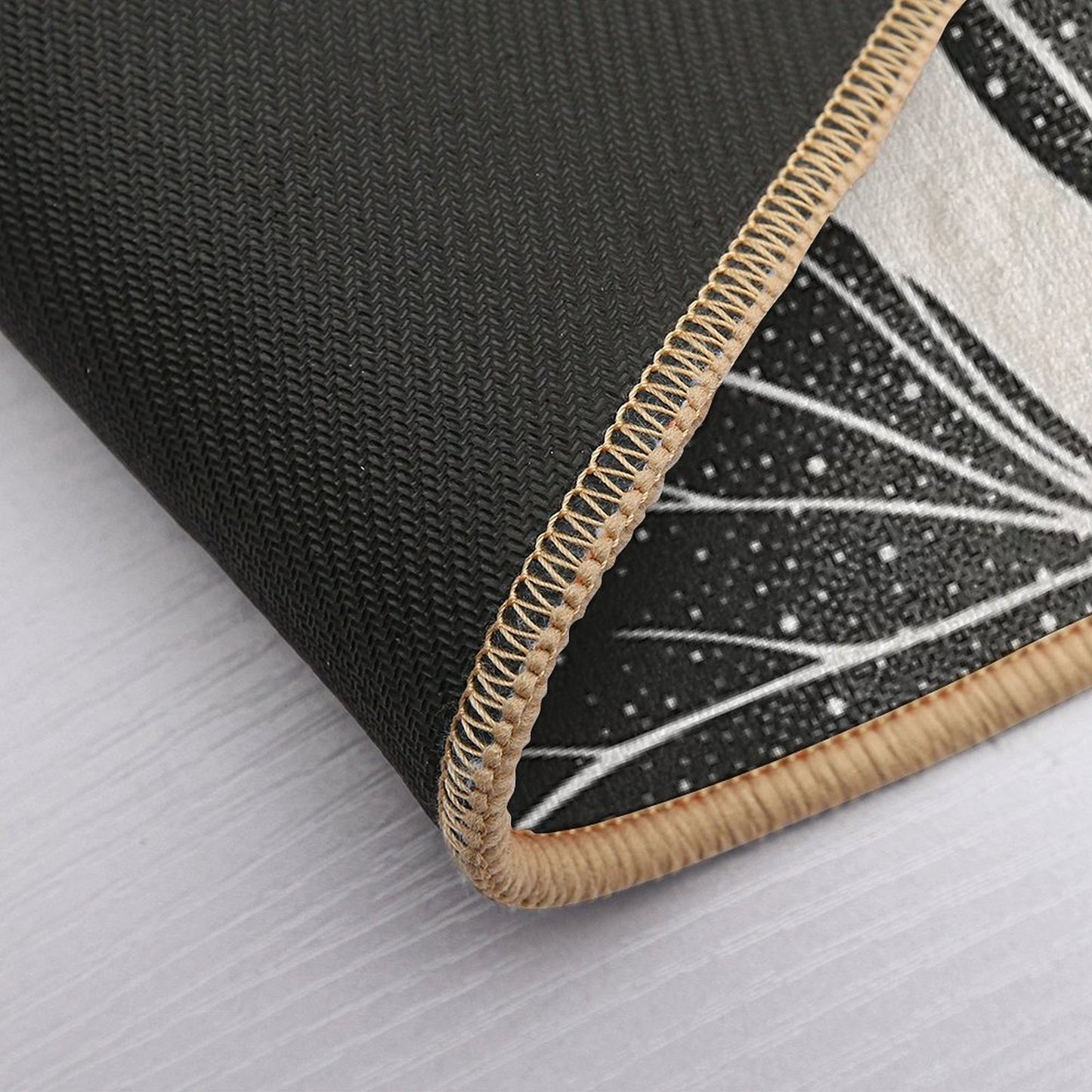 Dragonfly on Leaf with Water Drops, Minimalist Illustration  Easy Maintenance Bath Mat