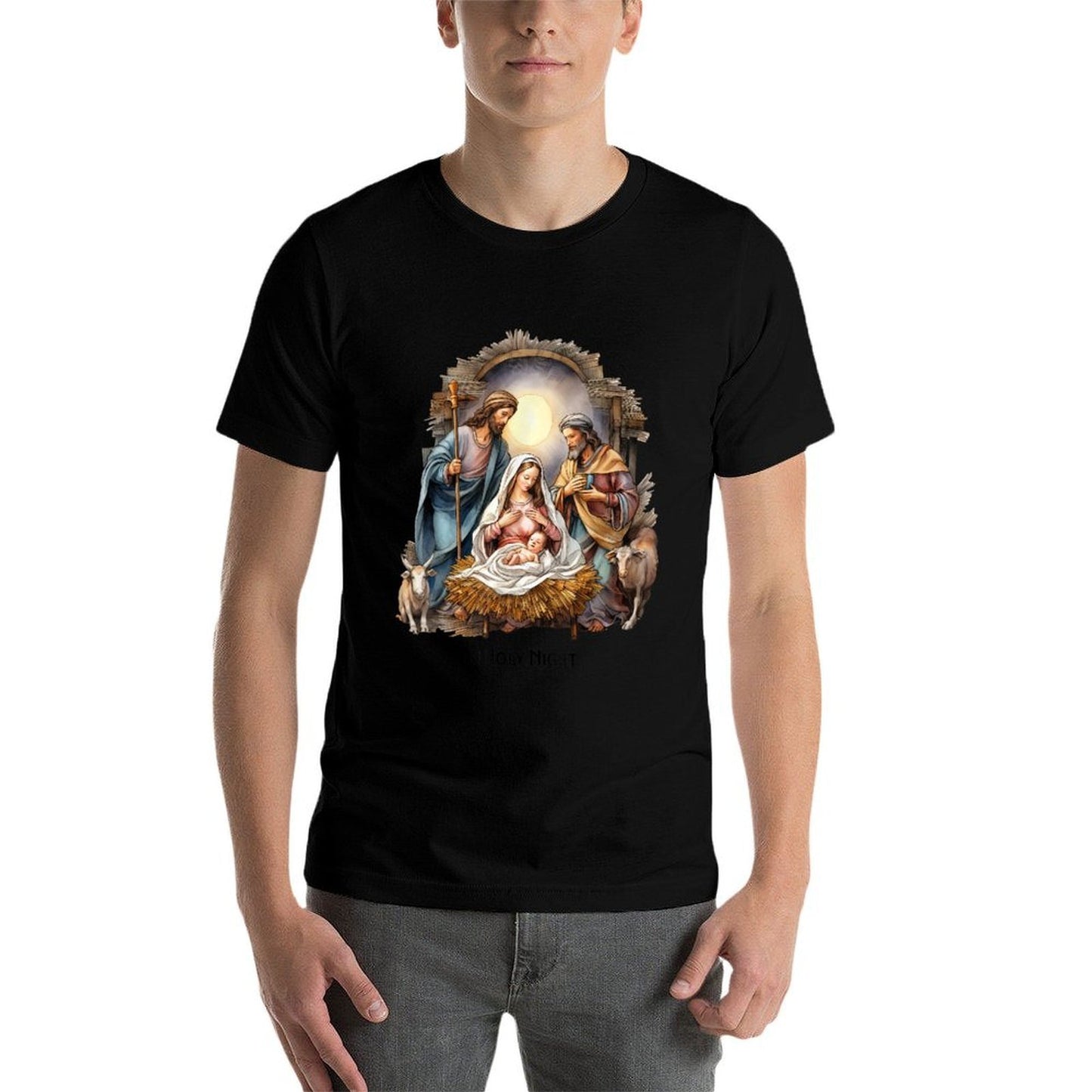 Christmas O Holy Night Xmas Comfortable T-Shirt