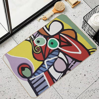 Abstract Art VectorArt  Repositionable Bath Mat