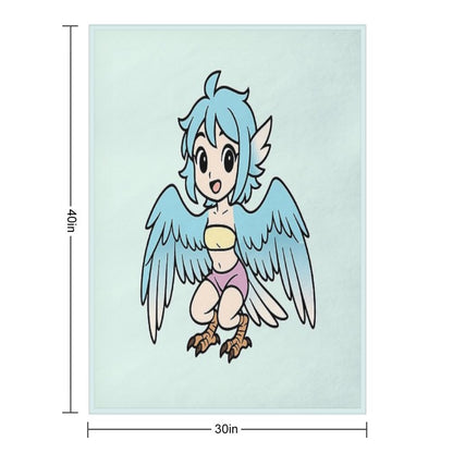Kipi The Harpy Durable Throw Blanket