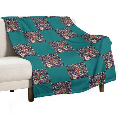 Gtreatest DJs Mosaic Travel-friendly Throw Blanket