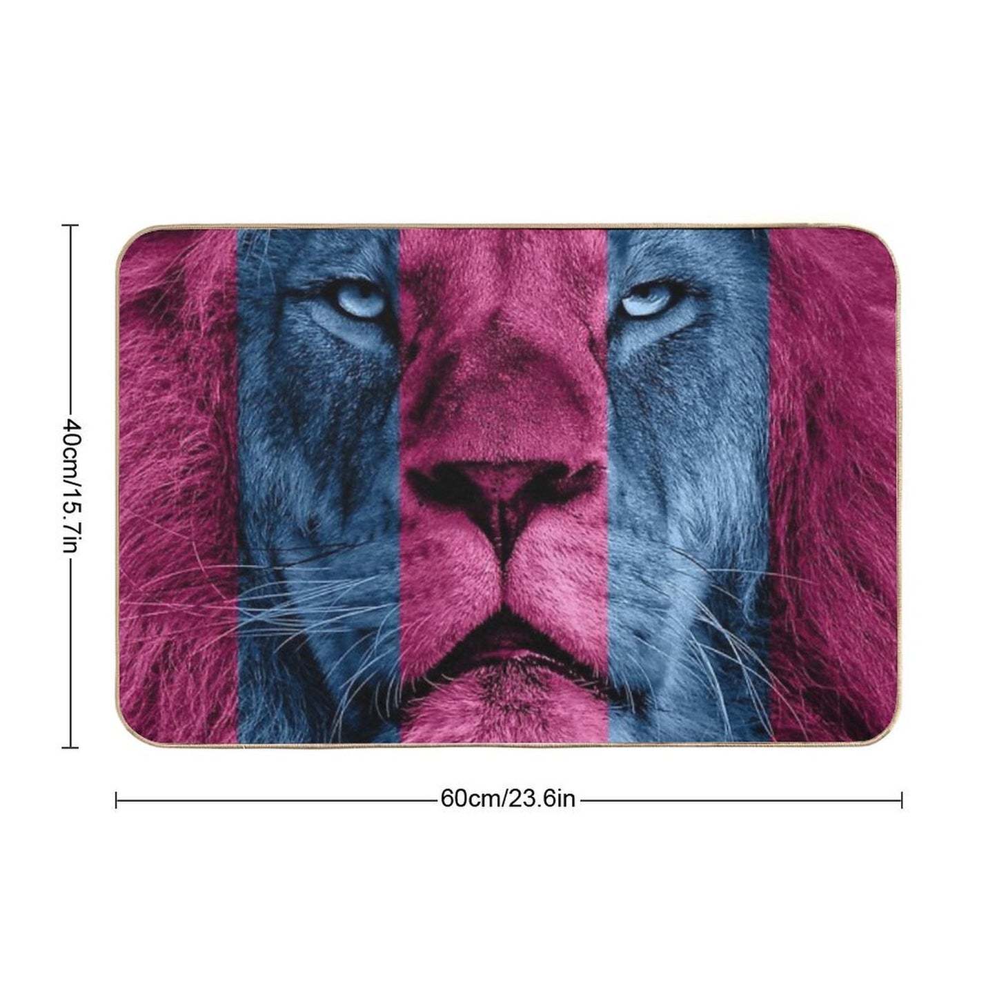 Aston Villa Lion  Toxin-Free Bath Mat