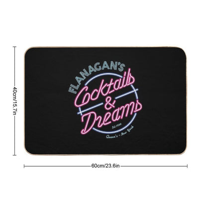 Flanagan's Cocktails & Dreams  Dirt-Trapping Bath Mat