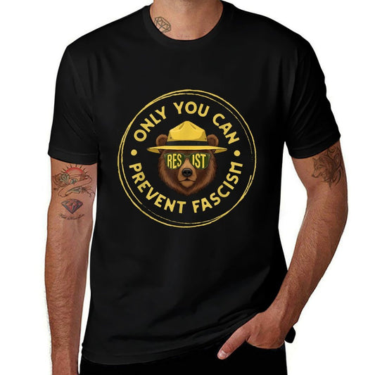 Only You Can Prevent Fascism Protect National Parks Funny  Lightweight T-Shirt