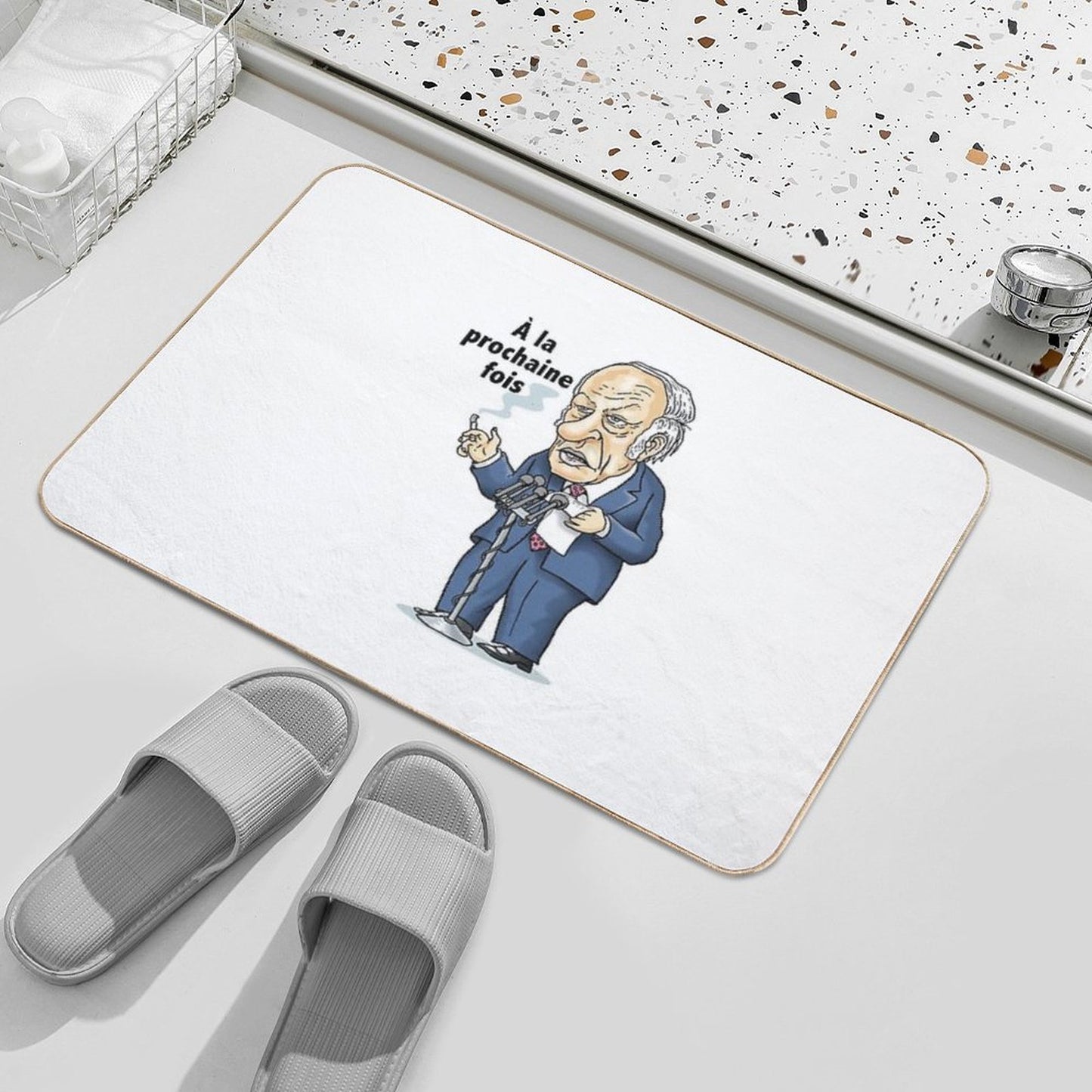 René Lévesque À La Prochaine Fois  Pet-Safe Bath Mat