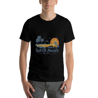 Gulf of Mexico  Rolled Sleeves T-Shirt