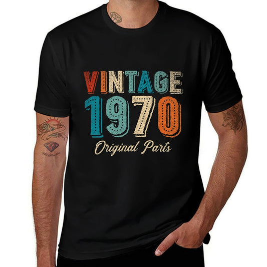 50th Birthday Tshirts For Men Women - Original Vintage 1970 Premium  Versatile T-Shirt