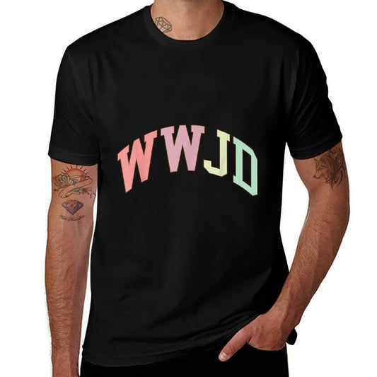 WWJD What Would Jesus Do Christian Bible Faith Minimalist  Breathable T-Shirt