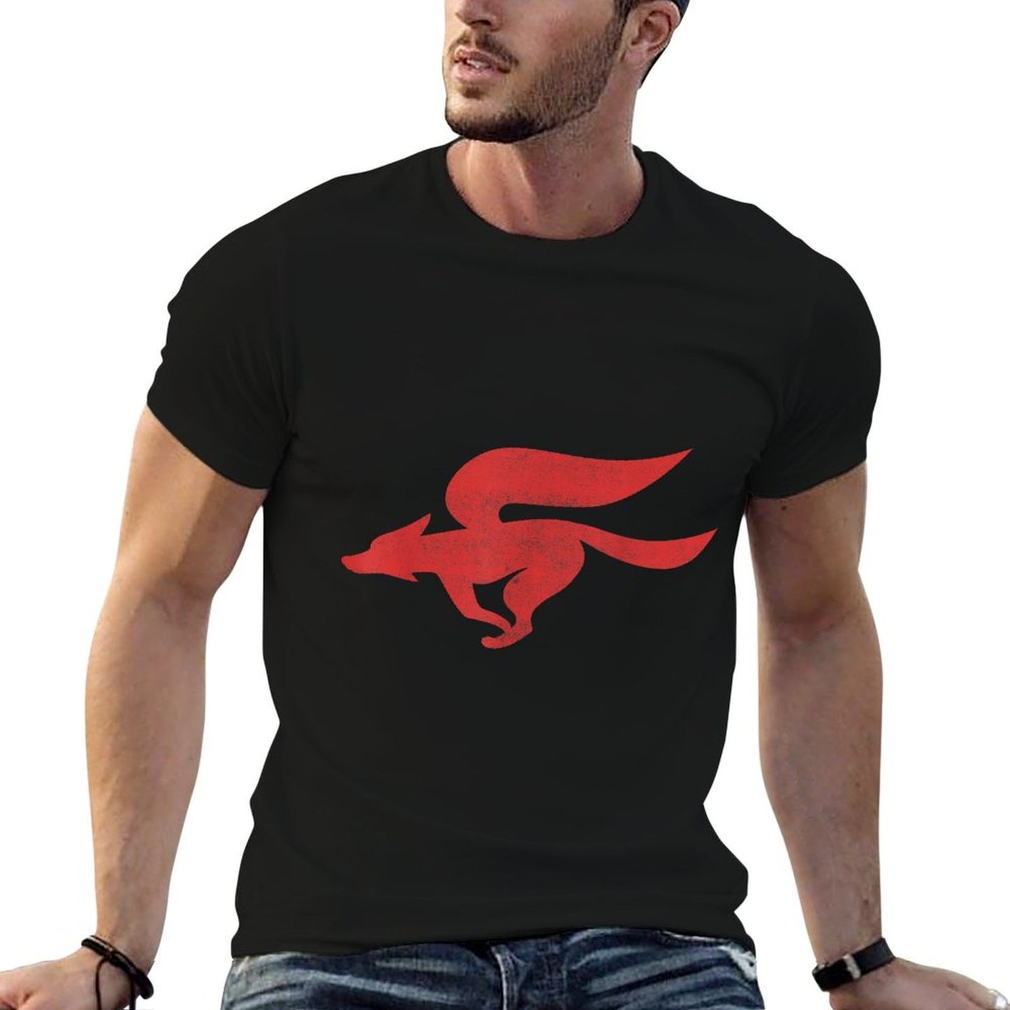 Nintendo Star Fox Classic Red Logo Graphic  High-quality Stitching T-Shirt