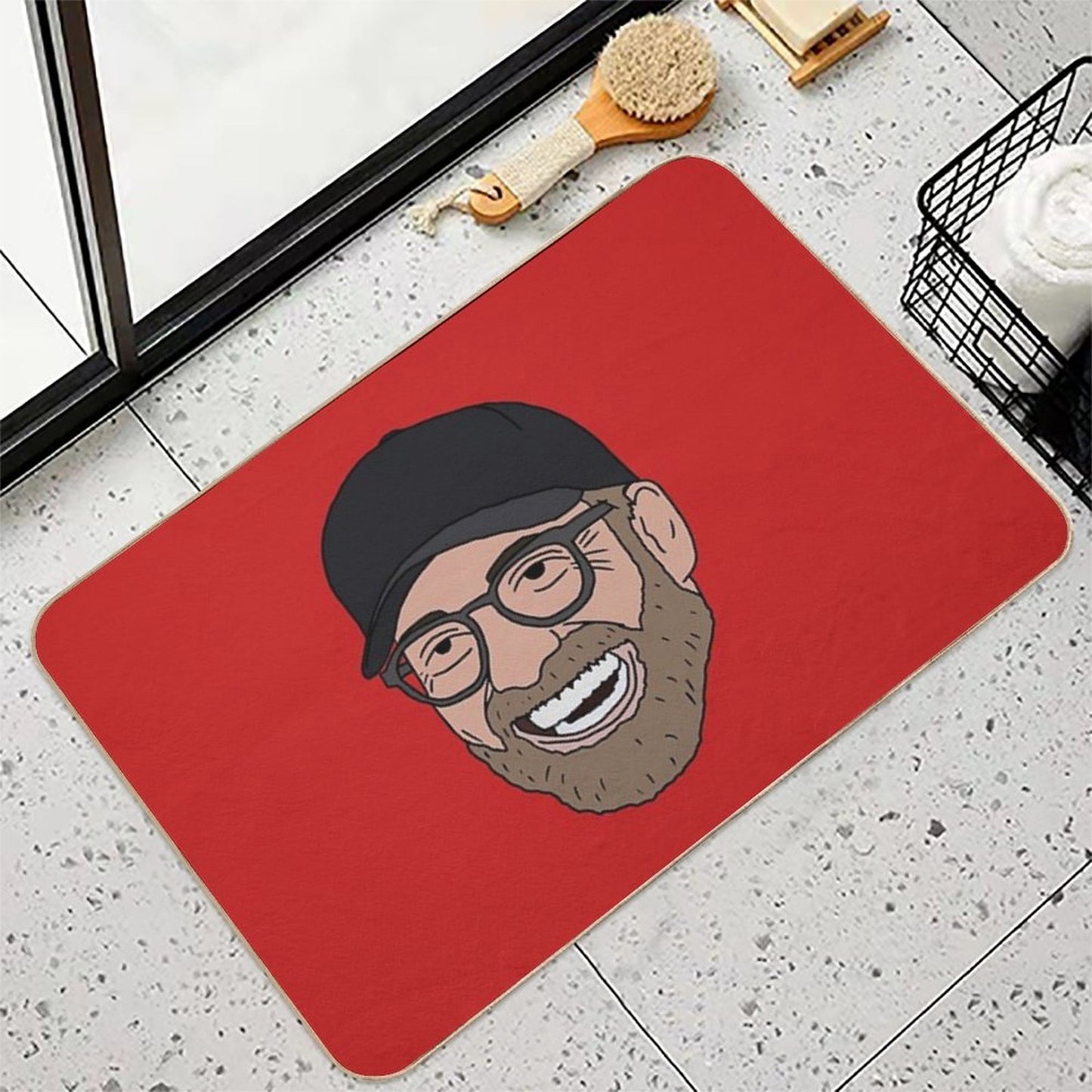 Jurgen Klopp Liverpool’s ‘The Normal One’  Odorless Bath Mat