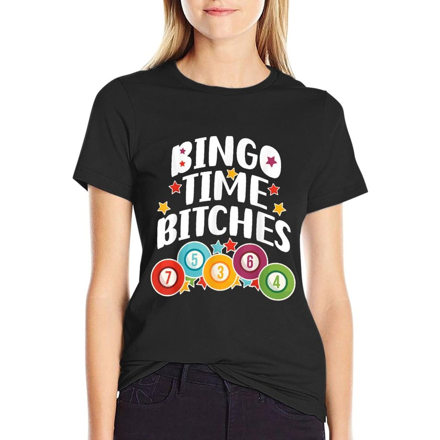 Bingo Time Bitches Funny Bingo Player Game Lover Present  Odor-resistant T-Shirt