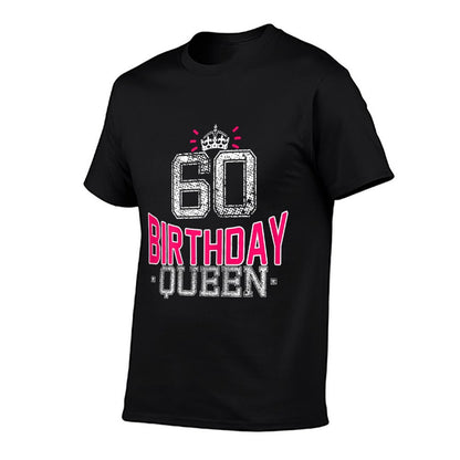 60th Birthday Gift Vintage 1963 Birthday Queen Crown  Lightweight T-Shirt