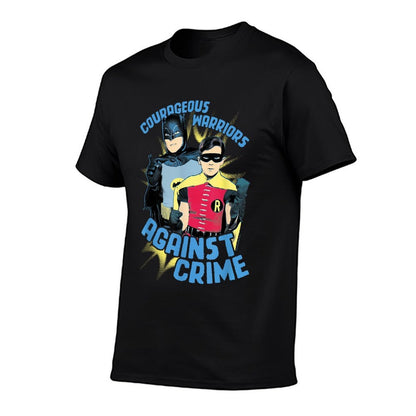 Batman Classic TV Series Courageous Warriors  Oversized Silhouette T-Shirt