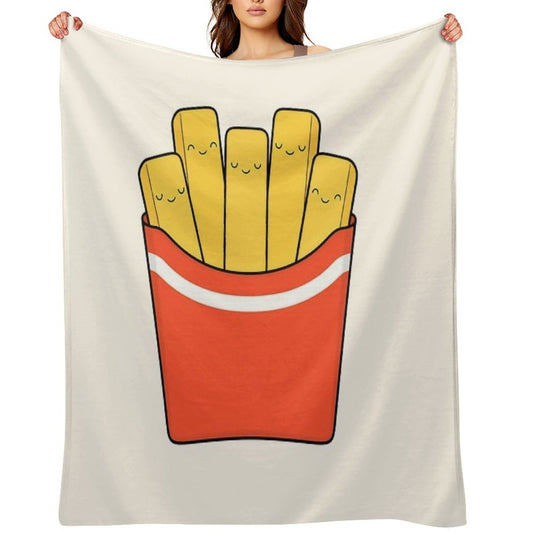 Best Fries Lightweight Throw Blanket