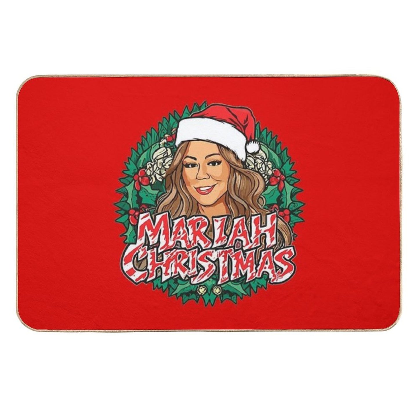Mariah Christmas  Odorless Bath Mat