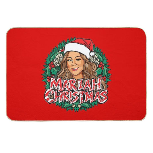 Mariah Christmas  Odorless Bath Mat