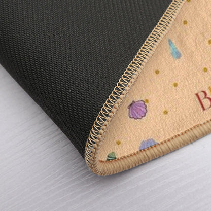 A Day on The Beach  Easy Maintenance Bath Mat