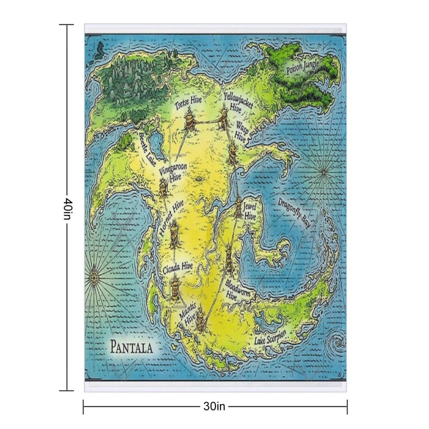 Maps Poster Metal Print Tapestry Throw Blanket  Poster Compact Throw Blanket