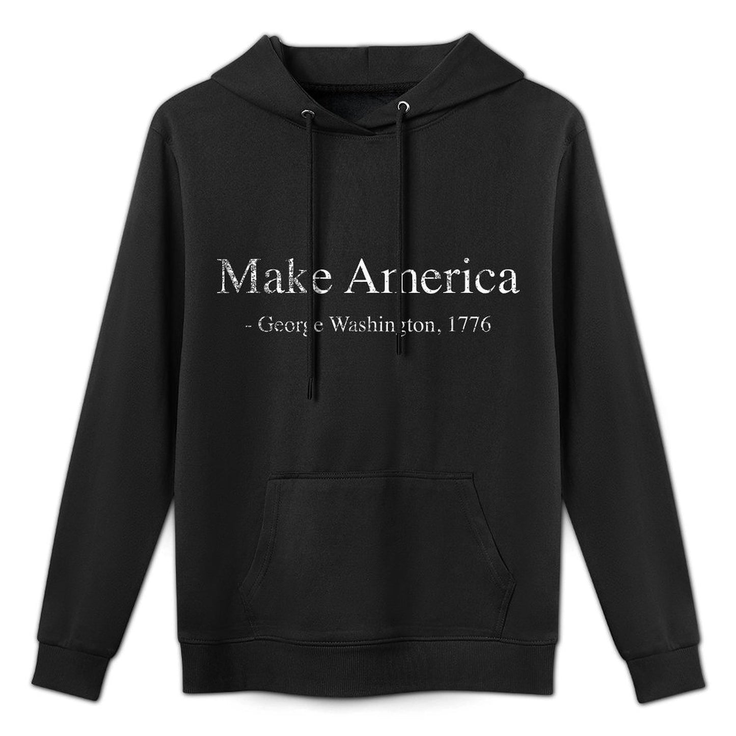 Funny George Washington Make America T Durable Construction Hoodie