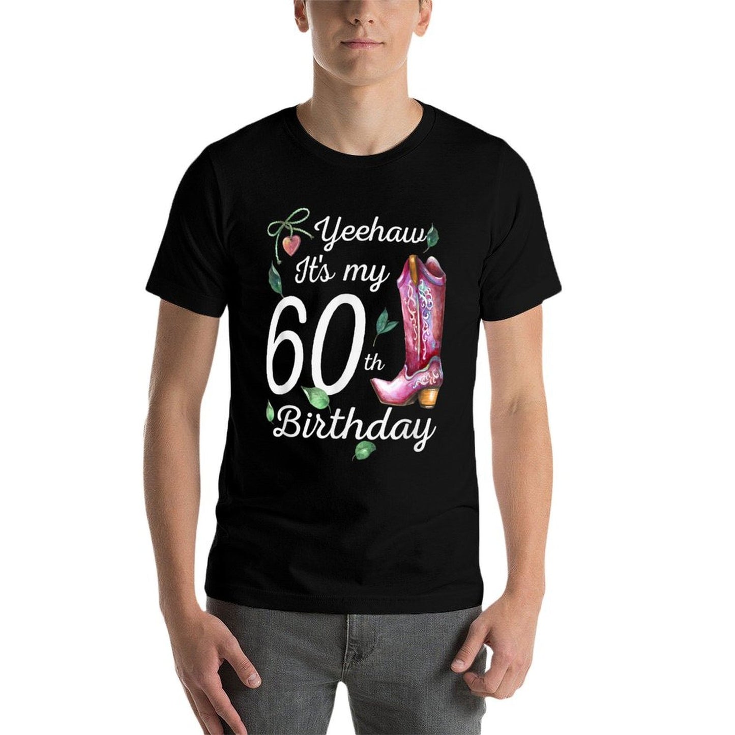 Yeehaw Its My 60th Birthday 60 Year Old Gift Country Cowgirl  Relaxed-fit T-Shirt