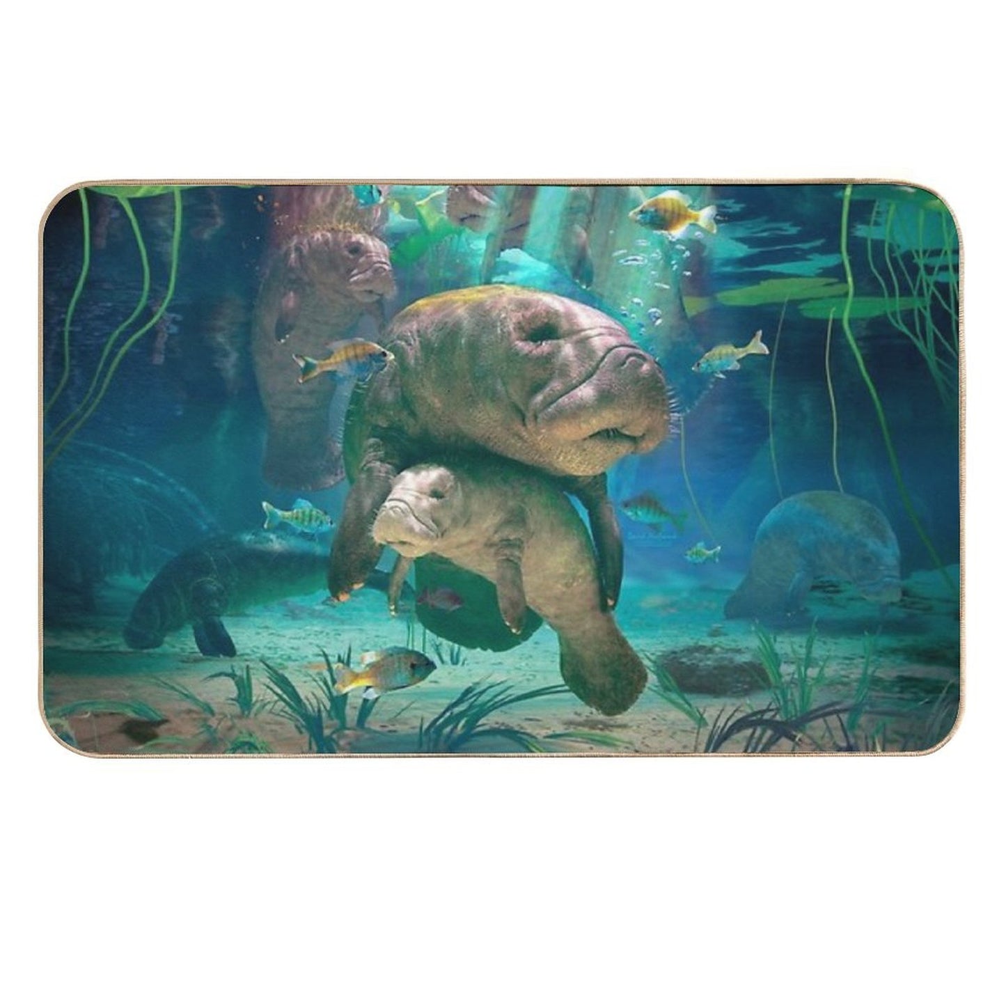Manatee  Easy To Clean Bath Mat
