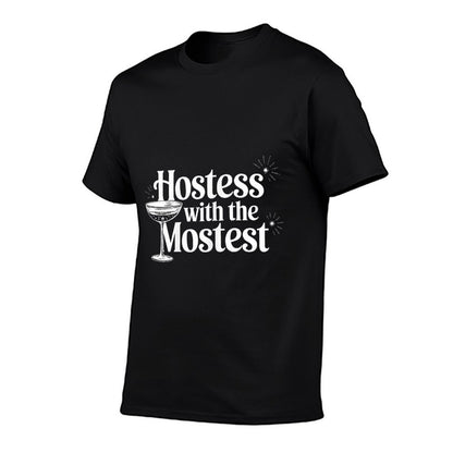 Hostess with The Mostest T Trendy Hostess  Polyester Blend T-Shirt