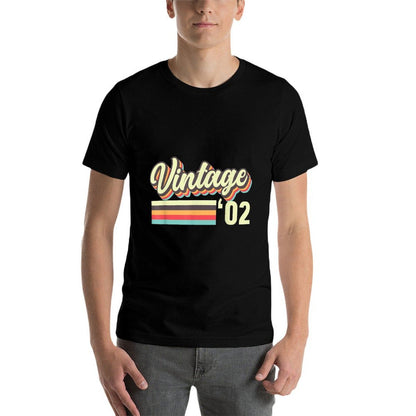 Vintage 20th Birthday T Shirt 20 Years Birthday Design  Oversized Silhouette T-Shirt