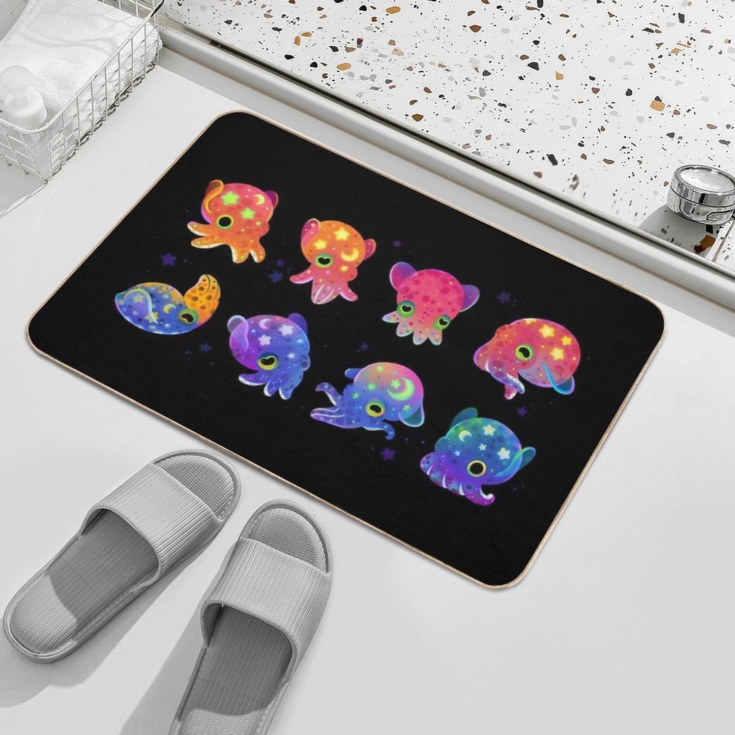 Bobtail Squid  Versatile Bath Mat