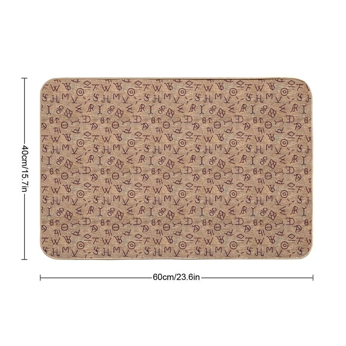 Cattle Brands  Toxin-Free Bath Mat