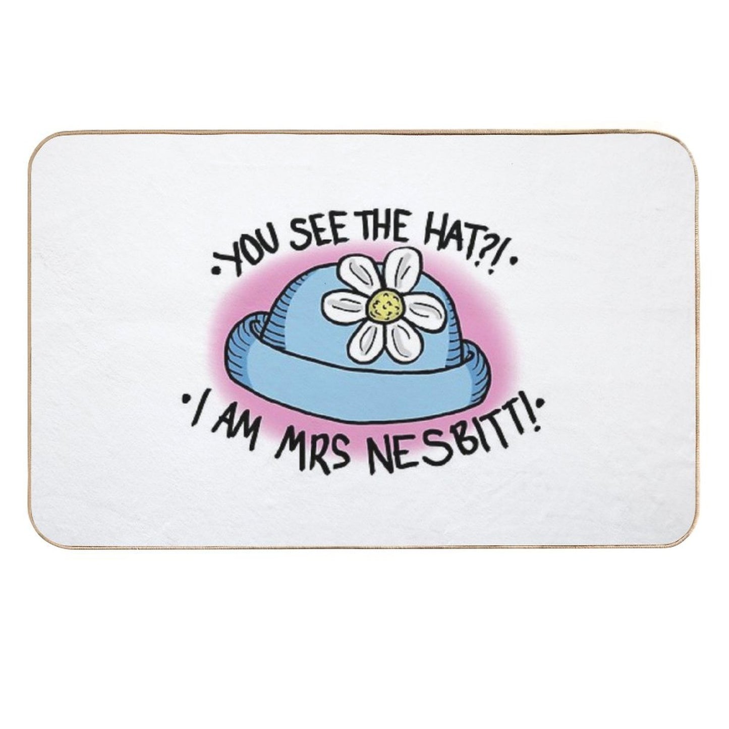 You See The Hat!  Non-Slip Bath Mat