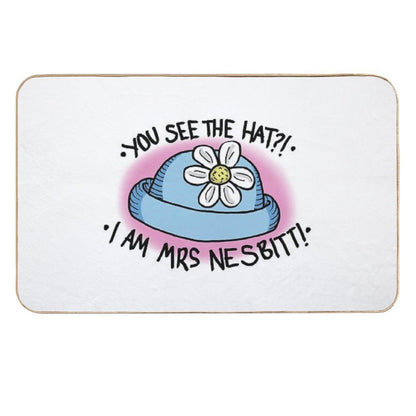 You See The Hat!  Non-Slip Bath Mat