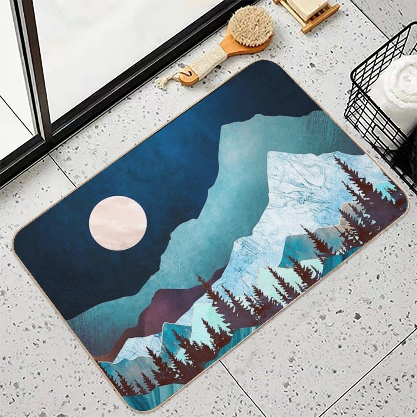 Moon Bay  Non-Slip Bath Mat