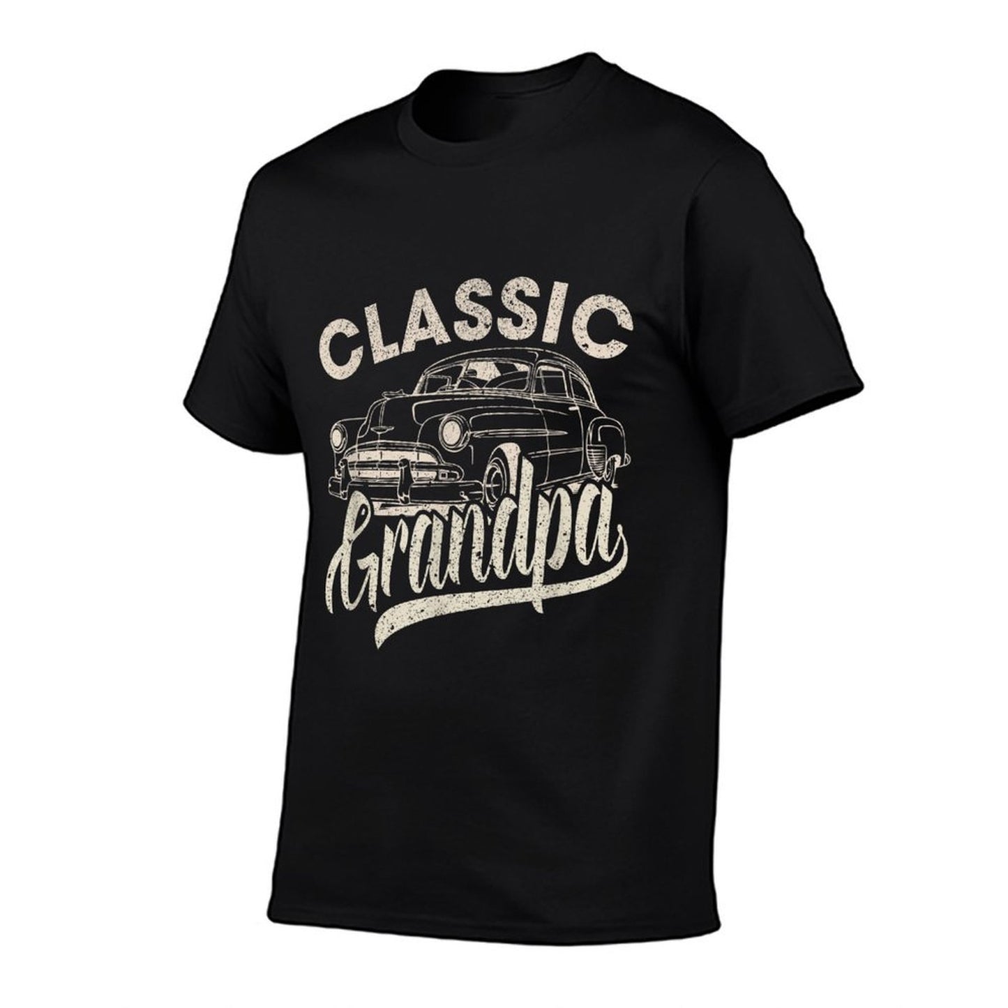 Classic Grandpa Funny Saying Car Lover Men Dad Papa Grandpa  Heathered Texture T-Shirt