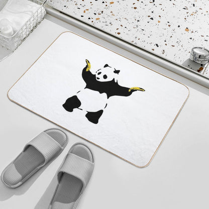 Bad Panda Stencil  Odorless Bath Mat