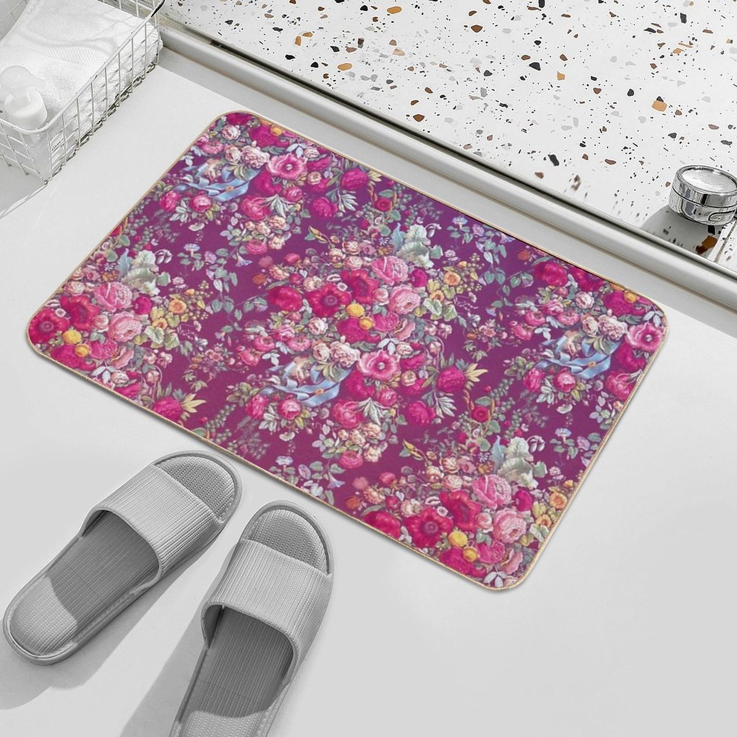 Bouquety  High-Traffic Bath Mat