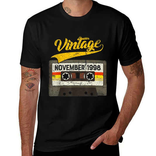 November 1998 21st Birthday Vintage Cassette  Affordable Price T-Shirt