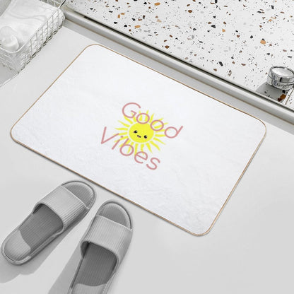 Good Vibes Sun  Non-Slip Bath Mat