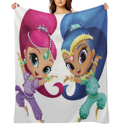 Shimmer And Shine Pillow Lightweight Throw Blanket
