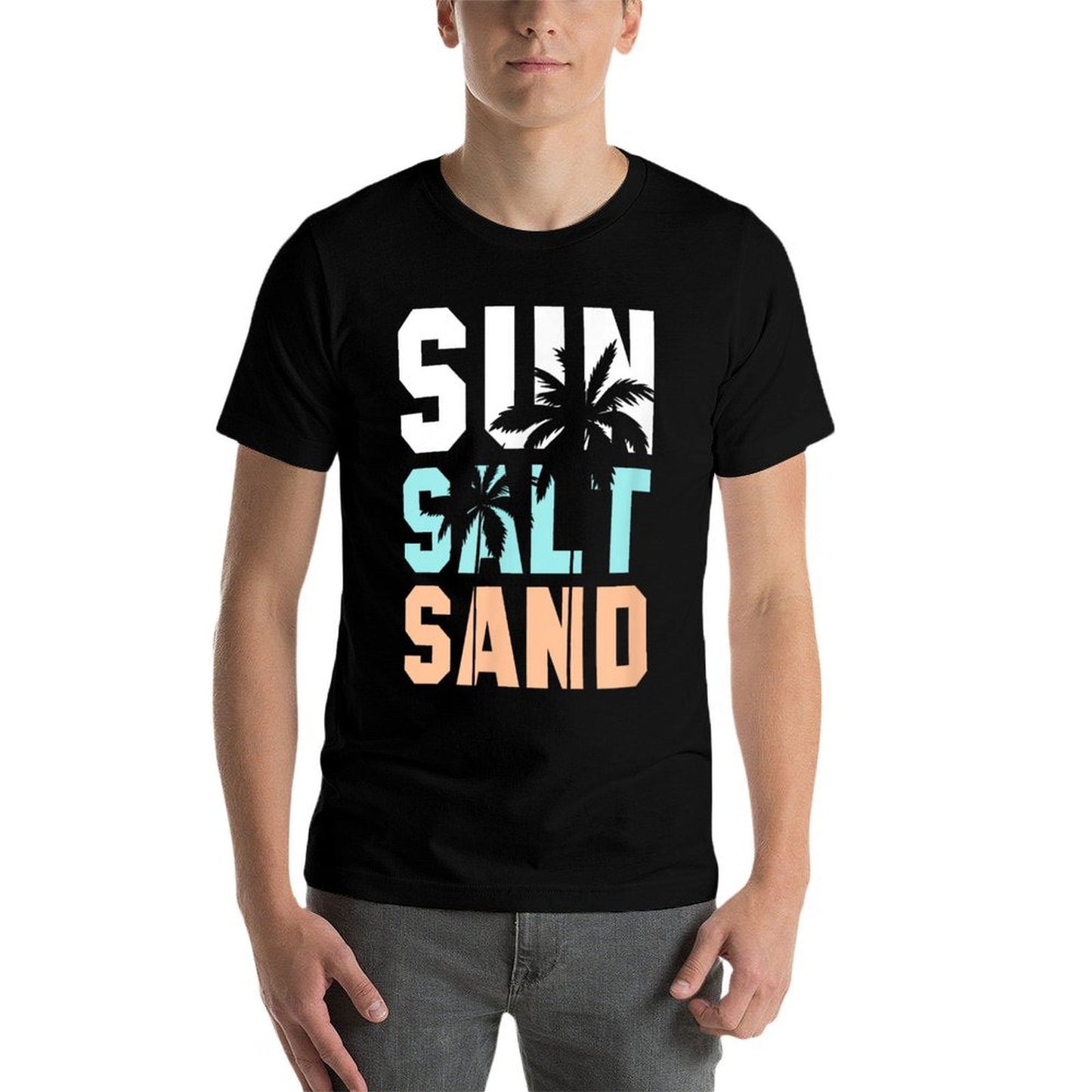 Life Is Better at The Beach, Vacation, Sun, Salt, Sand  Trendy Pattern T-Shirt