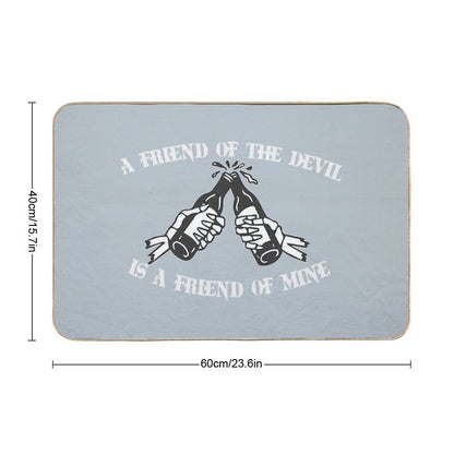 Friend of The Devil  High-Traffic Bath Mat