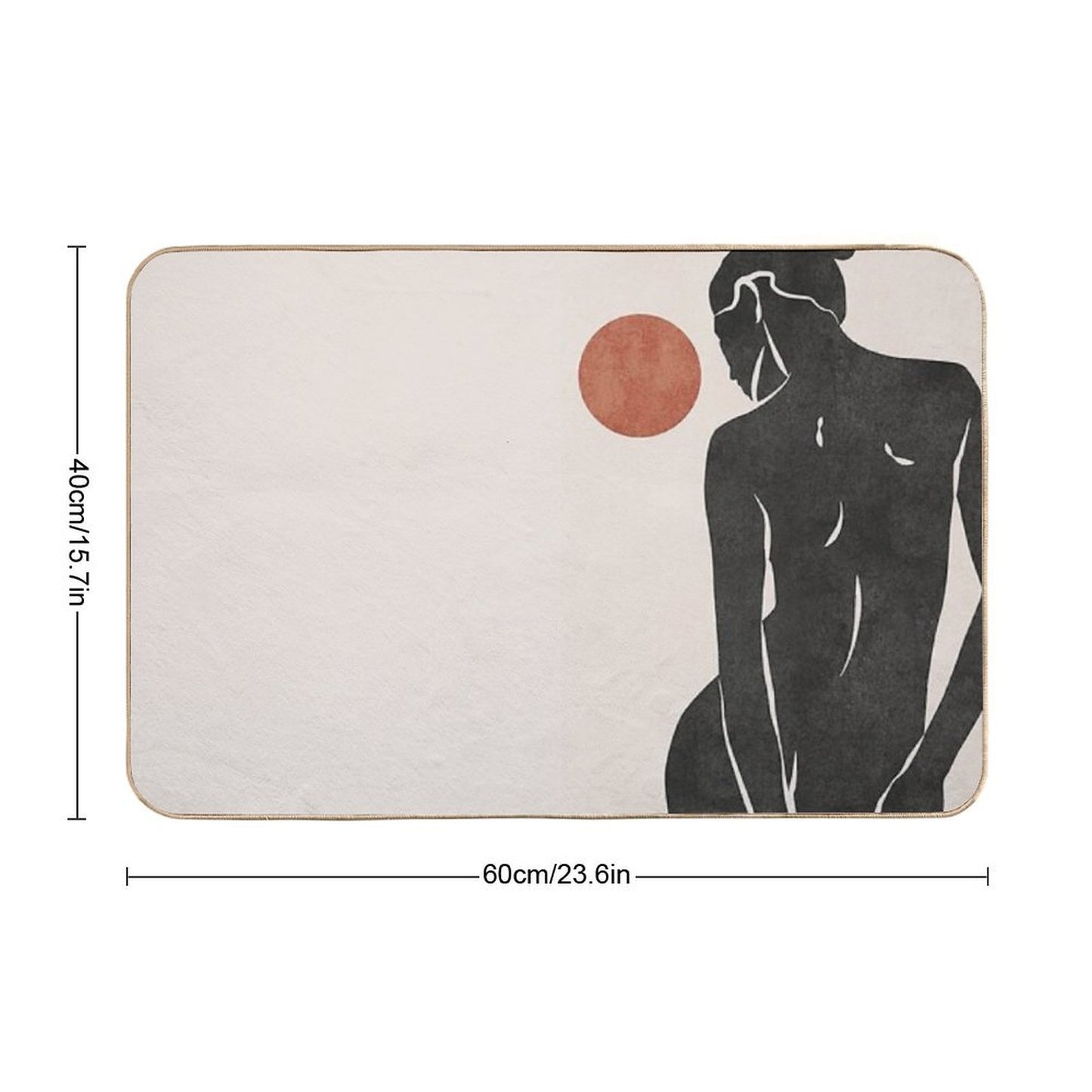 Erotic Art  Odorless Bath Mat