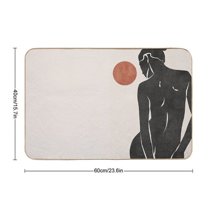 Erotic Art  Odorless Bath Mat