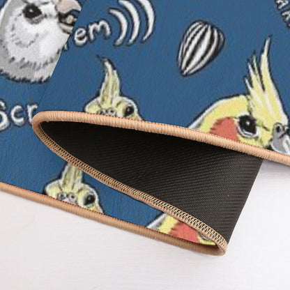 Cockatiel Screm  Slip-Resistant Bath Mat