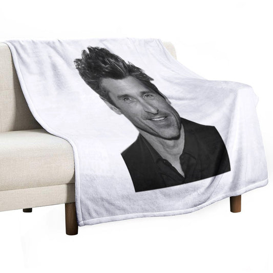 Patrick Dempsey Sustainable Throw Blanket