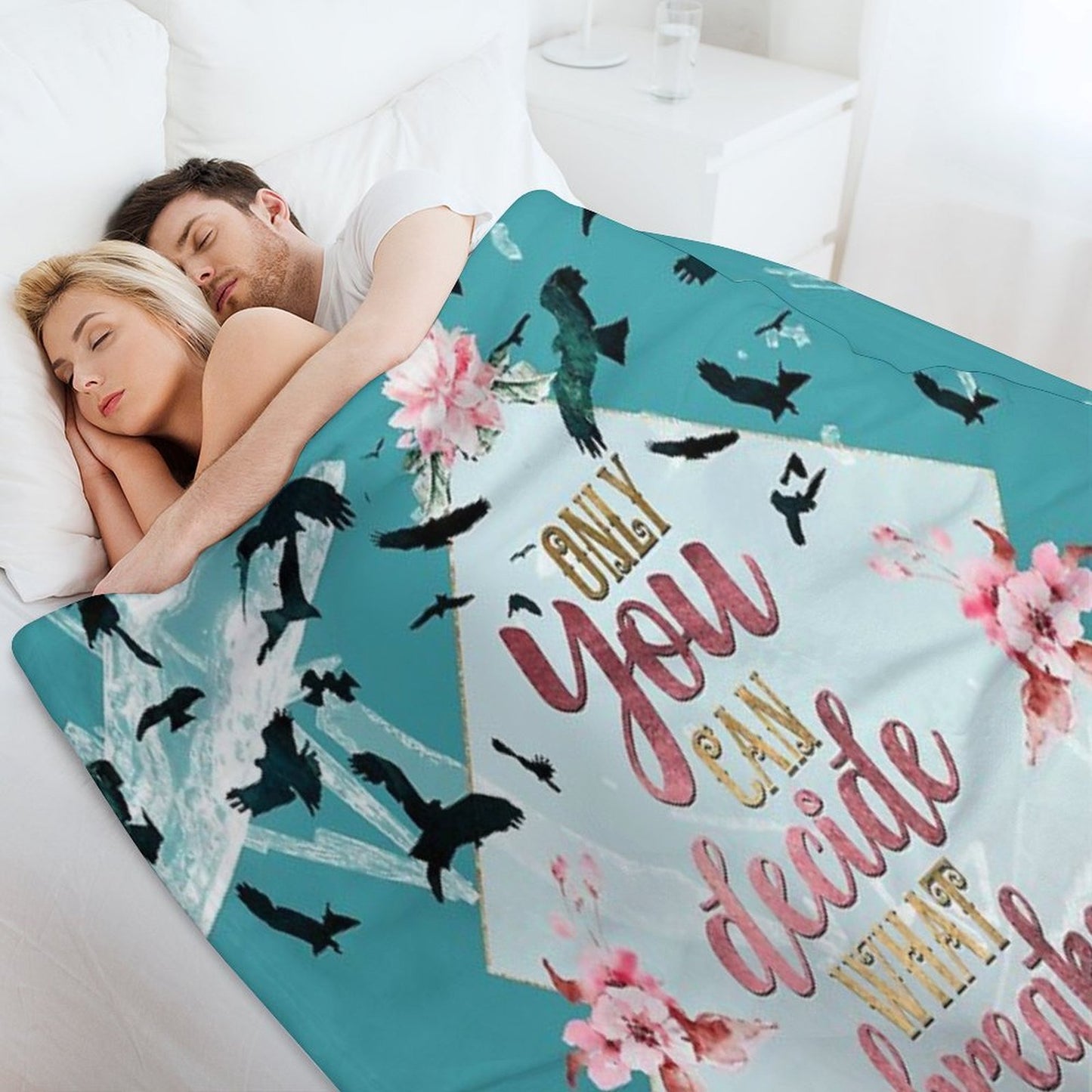 Only You Can Decide What Breaks You Versatility Throw Blanket