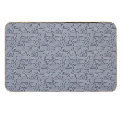 Stone Wall Pattern  High-Traffic Bath Mat