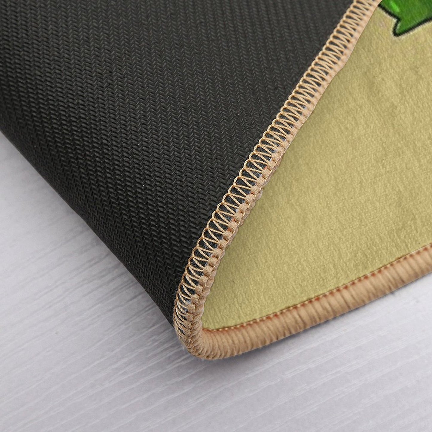 Cute Summer Time Ducky Frog Swimming Pool Floatie Artwork Asian Style  Dirt-Trapping Bath Mat