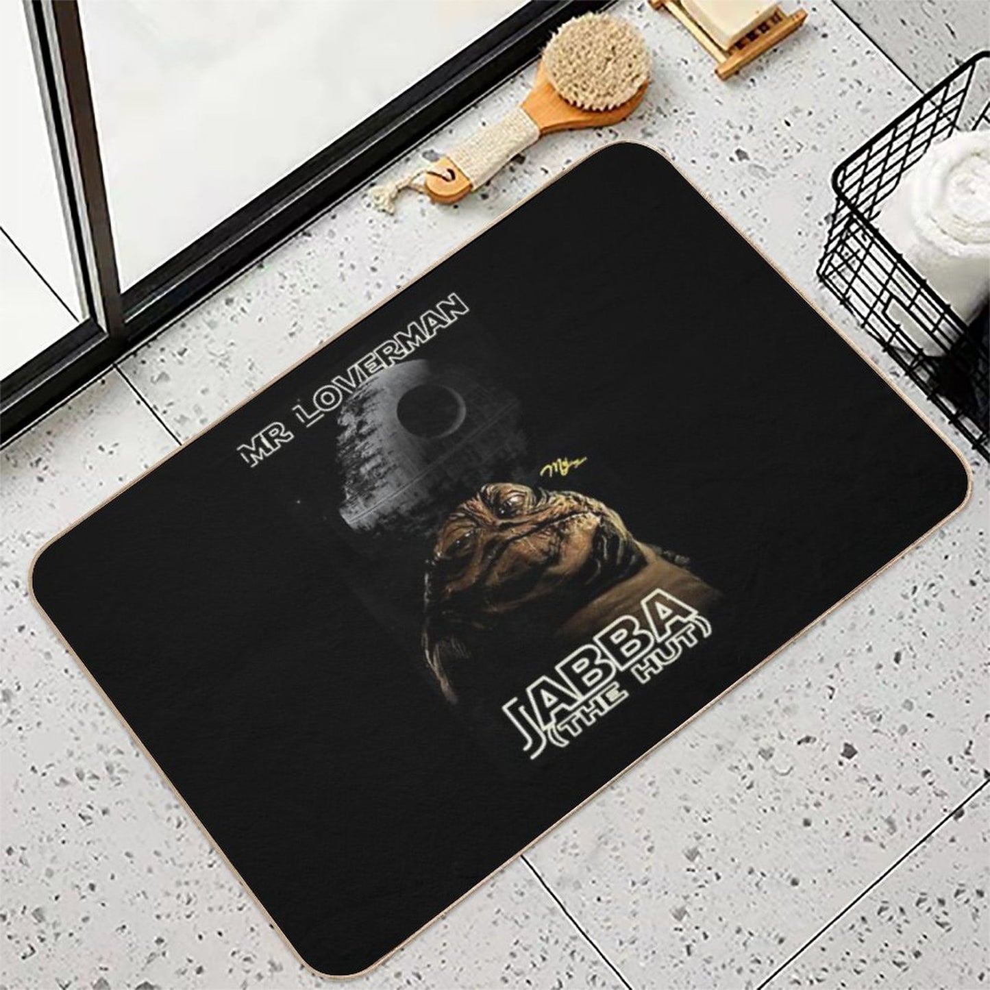 Jabba The Hut X Mr Loverman (Shabba Ranks)  Eco-Friendly Bath Mat