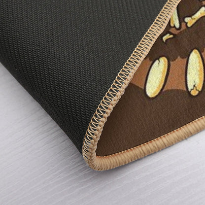 Dino Fossils  Fade-Resistant Bath Mat