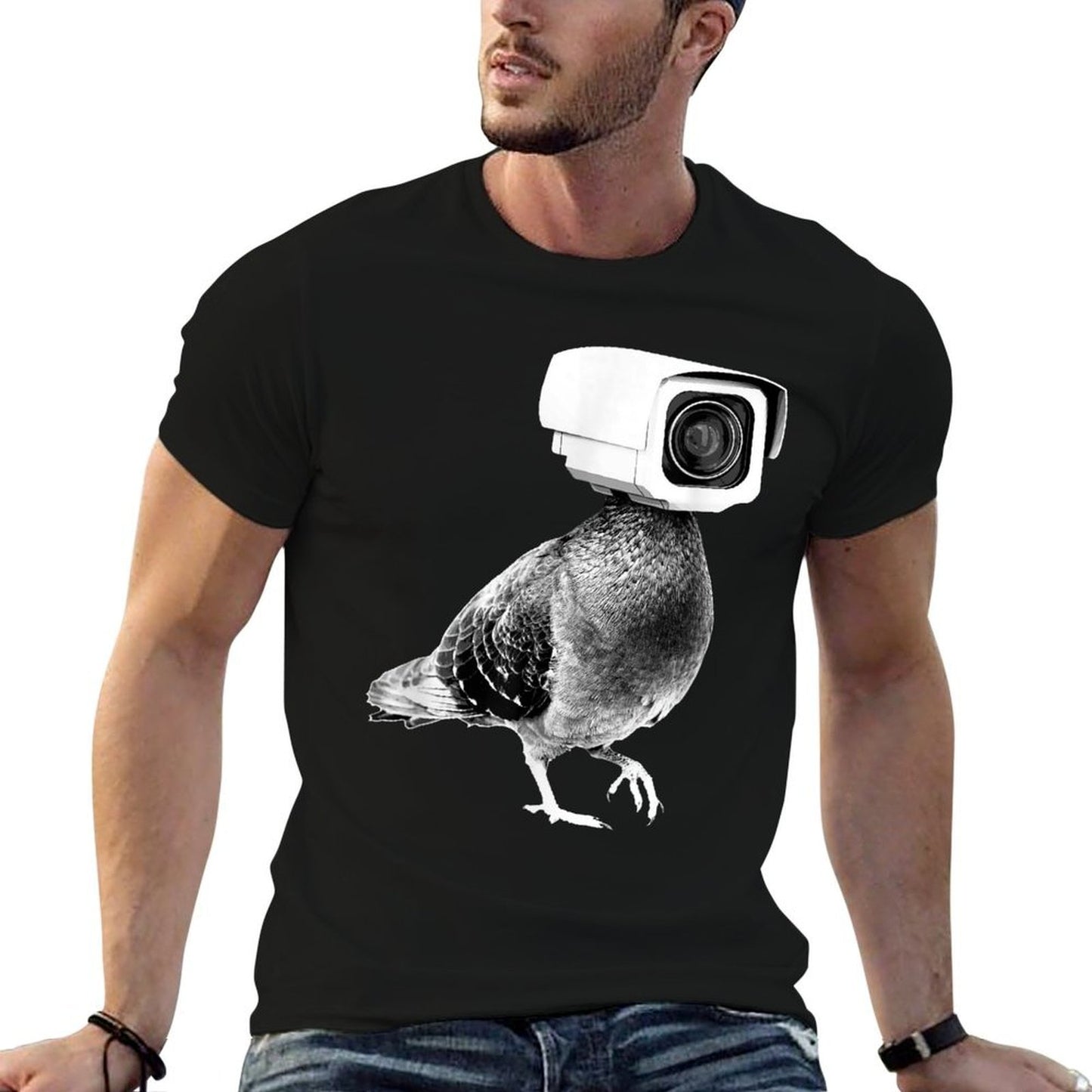 Pigeons Arent Real  Summer-ready Fabric T-Shirt